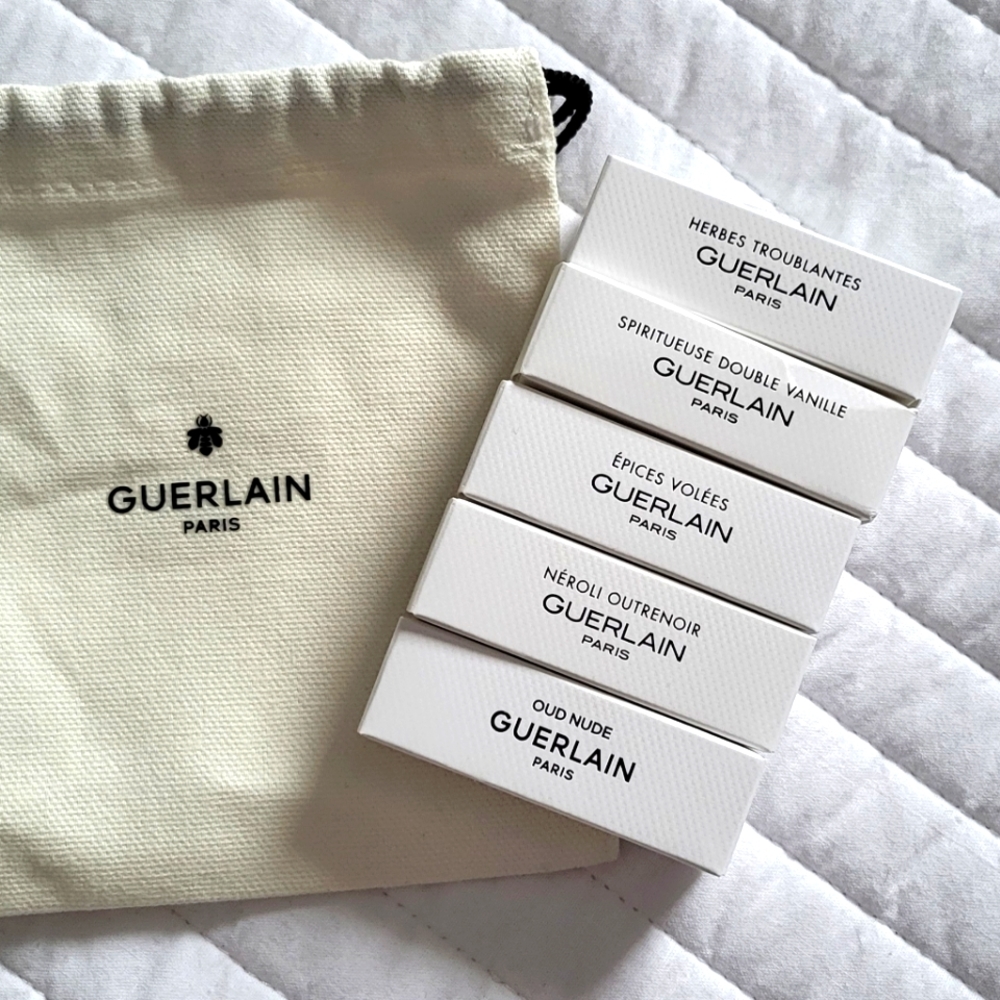 Guerlain samples x 5 (Spirituesse Double Vanille, Neroli Outrenoir, Oud Nude)